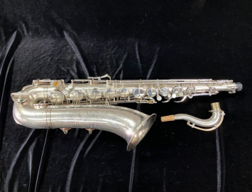 Original Satin Silver Plated Buescher Big B Tenor Sax - Serial # 300688